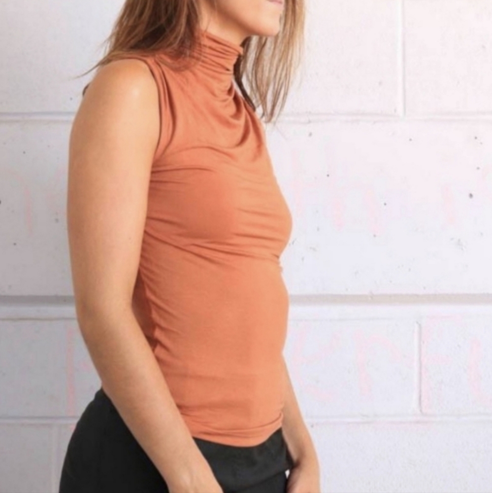 Free People Tank Top with Zip Back